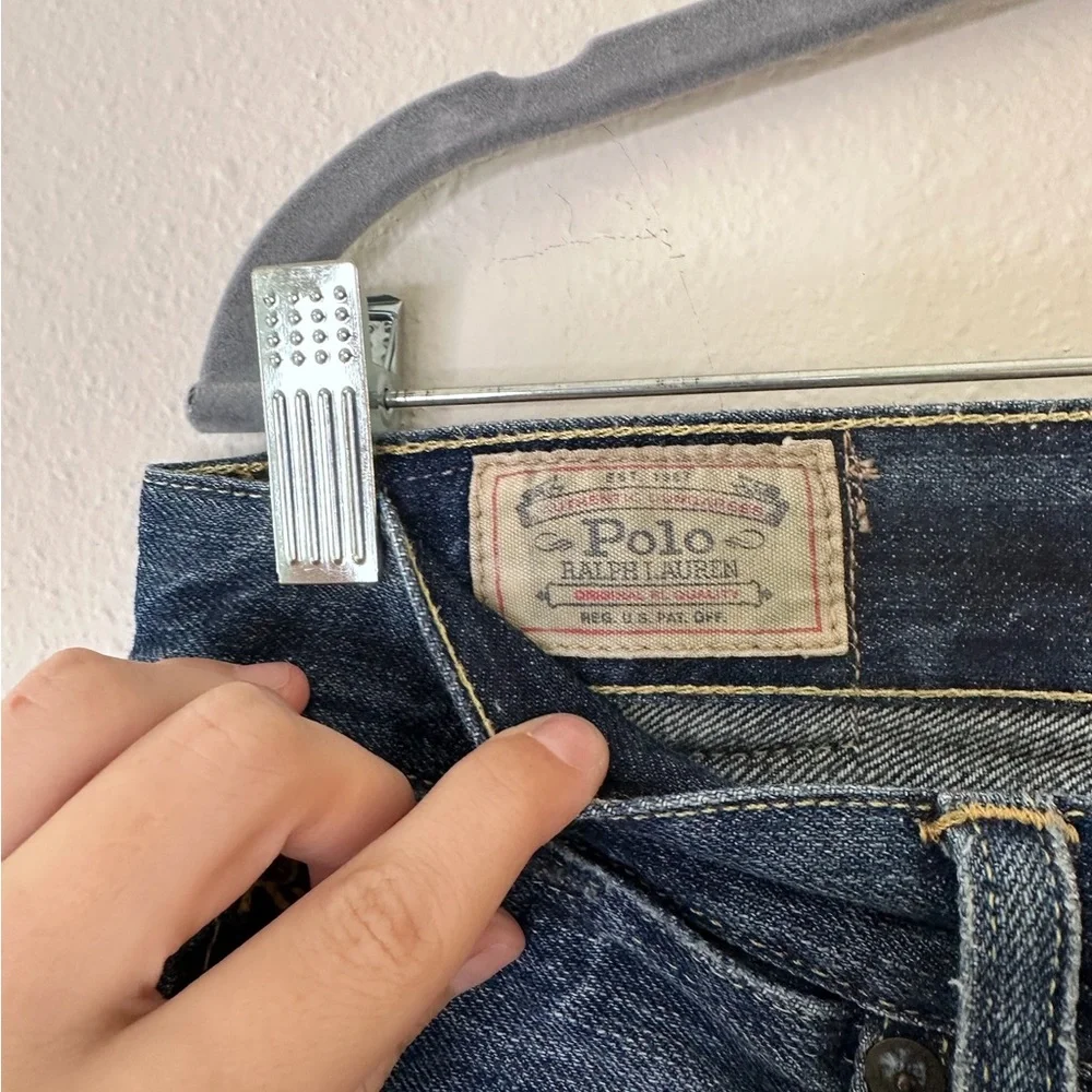 Lady Polo Ralph Lauren Denim Jeans - Picture 2 of 6